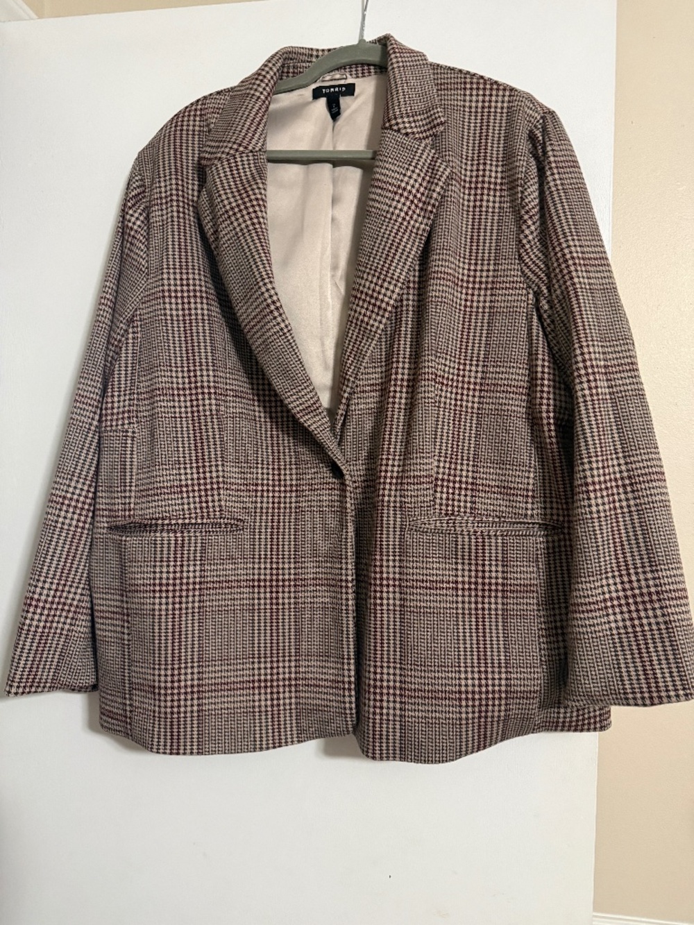Torrid houndstooth blazer